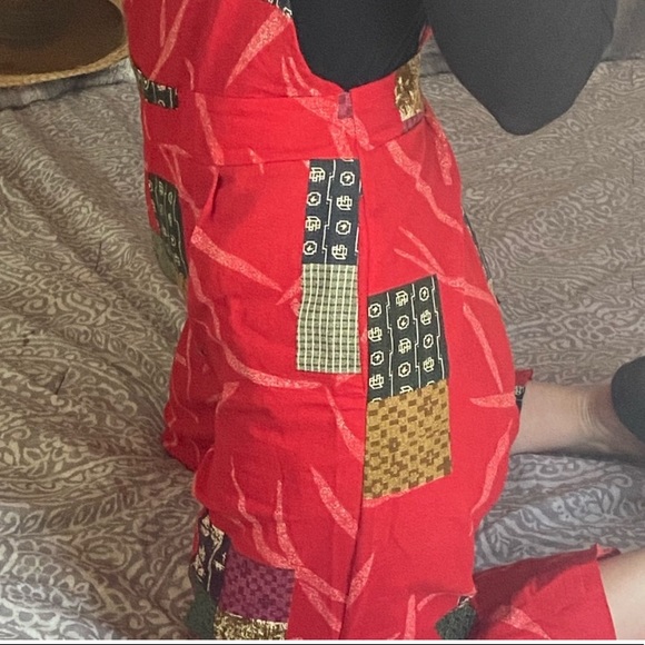 30% OFF BUNDLES! NWT Cotton overalls jumpsuit boho oversized wide leg romper - Picture 10 of 12